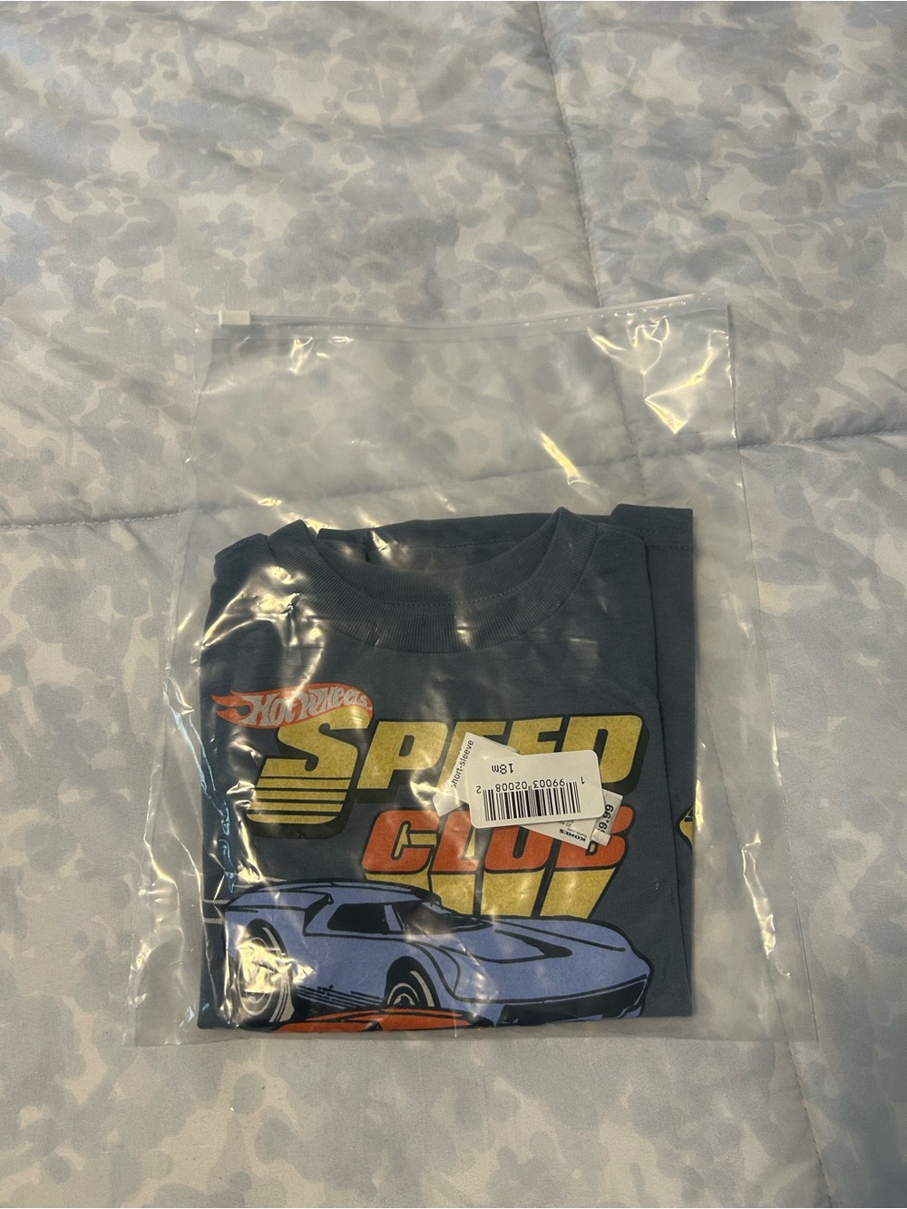 jumping beans Blue 'Speed Club' Graphic Tee with Race Car